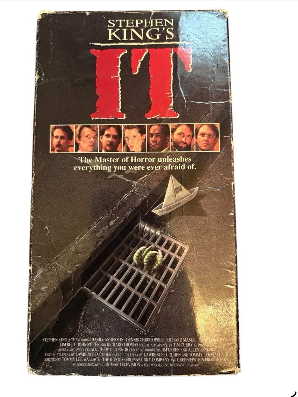 Stephen King's It (VHS, 1993, 2-Tape Set) John Ritter Blockbuster
